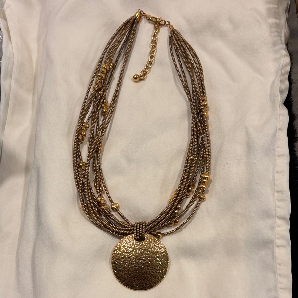 Joan Rivers Gold Multi-Strand Necklace 20$